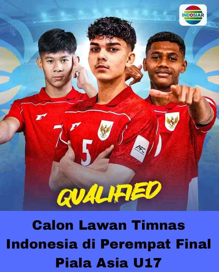 Calon Lawan Timnas di Perempat Final Piala Asia U17