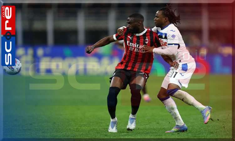Hasil AC Milan vs Atalanta