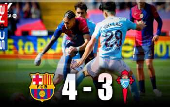 Hasil Barcelona vs Celta Vigo: Comeback Dramatis 4-3