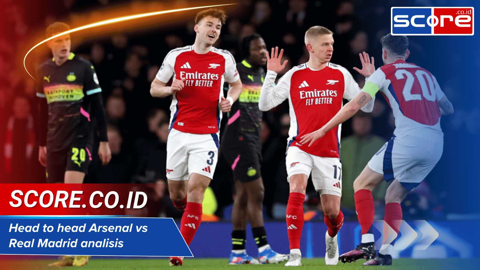 Head to head Arsenal vs Real Madrid analisis lengkap pertandingan