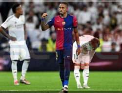 2 Kabar Kondisi Raphinha Jelang Duel Barcelona vs Atletico Madrid