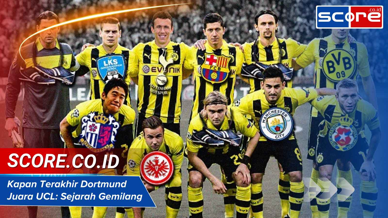 Kapan Terakhir Dortmund Juara UCL