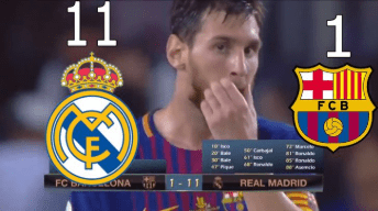 Kisah legendaris kemenangan Barcelona 11-1 atas Real Madrid