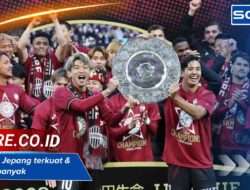 Klub Liga Jepang terkuat & juara terbanyak sepanjang sejarah J.League