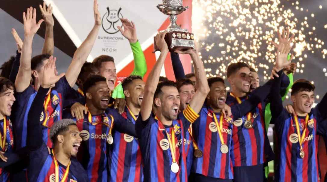 Klub dengan Piala Super Spanyol terbanyak, data sejarah