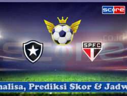 Prediksi Skor Botafogo FR vs Sao Paulo FC 17 April 2025