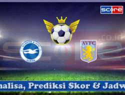 Prediksi Skor Brighton & Hove Albion vs Aston Villa 03 April 2025
