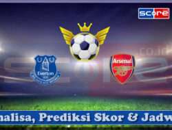 Prediksi Skor Everton FC vs Arsenal 05 April 2025