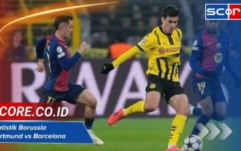 Statistik Borussia Dortmund vs Barcelona data terlengkap