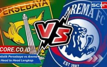 Statistik Persebaya vs Arema FC Head to Head Lengkap Jelang Laga Ini