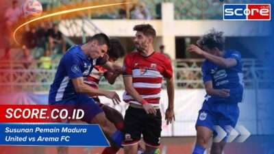 Susunan Pemain Madura United vs Arema FC: Lineup Derby Liga 1 Update