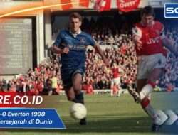 Arsenal 4-0 Everton 1998: Momen Bersejarah di Dunia Sepak Bola