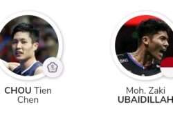 Prediksi dan H2H Ubed vs Chou Tien Chen Taipei Open 2025 Jadi Laga Pembuka