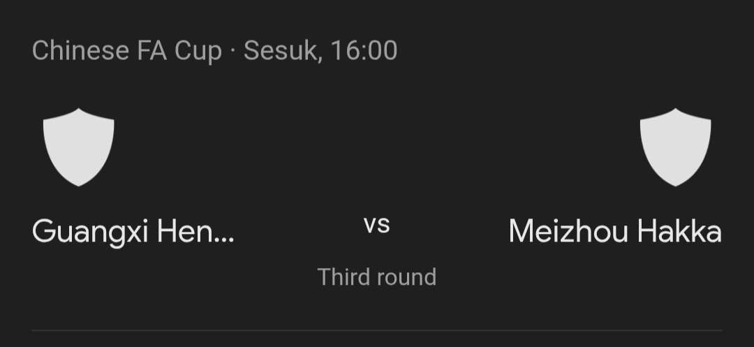 Prediksi Skor Guangxi Hengchen vs Meizhou Hakka