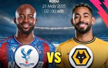 Prediksi Skor Crystal Palace vs Wolves Pekan 37 Liga Inggris 24/25, 21 Mei Jam 02.00 WIB