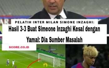 Hasil 3-3 Buat Simeone Inzaghi Kesal dengan Yamal: Dia Sumber Masalah