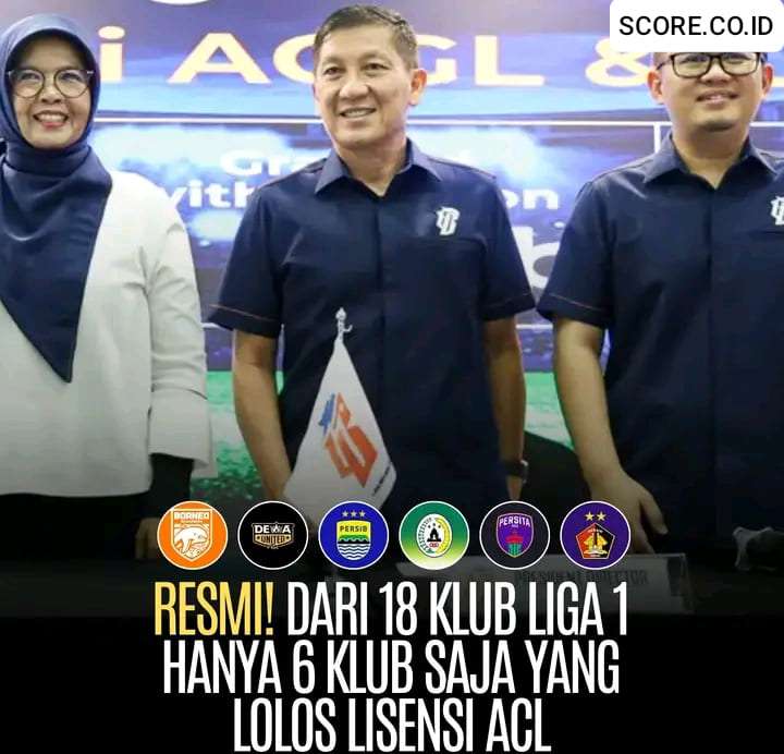 6 Klub Liga 1 Musim 2024/2025 Lolos Lisensi ACL Musim Depan, Siapa Saja?