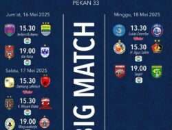 Jadwal Liga 1 Pekan 33 2025: Penentuan Persib Juara Hari Ini
