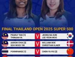 Jadwal Final Thailand Open 2025: TVRI Sport Setia Tayangkan Meski Indonesia Zonk
