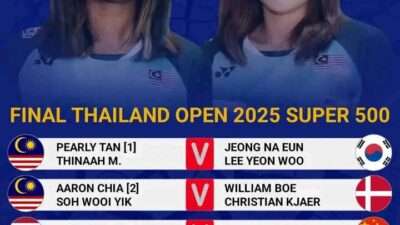 Jadwal Final Thailand Open 2025