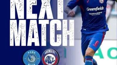 PSBS Biak vs Arema FC Pekan 33