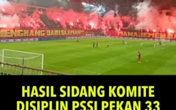 Hasil Komdis Mei 2025: Penutupan Liga 1 Musim 2024/2025