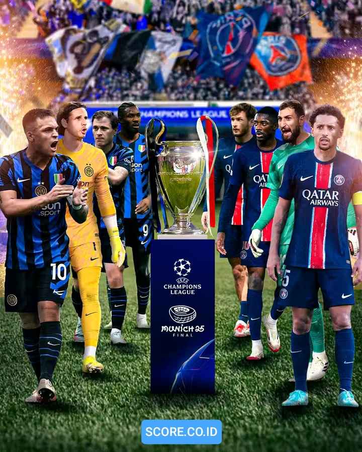 Prediksi Skor PSG vs Inter Milan Versi SCORE.CO.ID