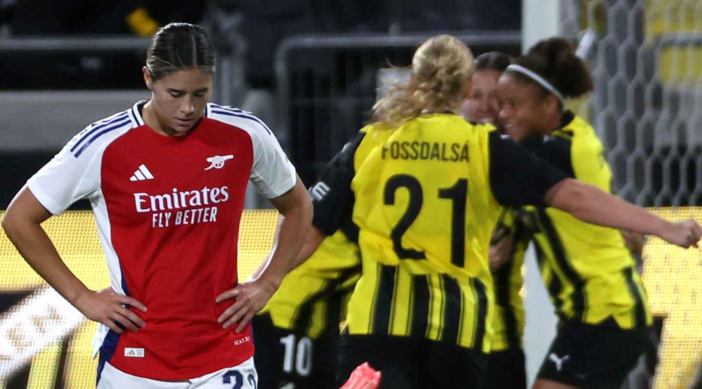 Hacken Gothenburg vs Arsenal WFC di Liga Champions 2024/2025: Hasil Arsenal WFC Menang Dramatis atas BK Häcken di Liga Champions