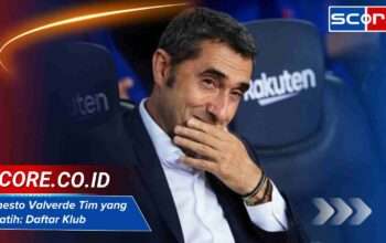 Ernesto Valverde Tim yang Dilatih: Daftar Klub dan Prestasi Juara