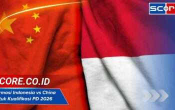 Formasi Indonesia vs China untuk Kualifikasi PD 2026
