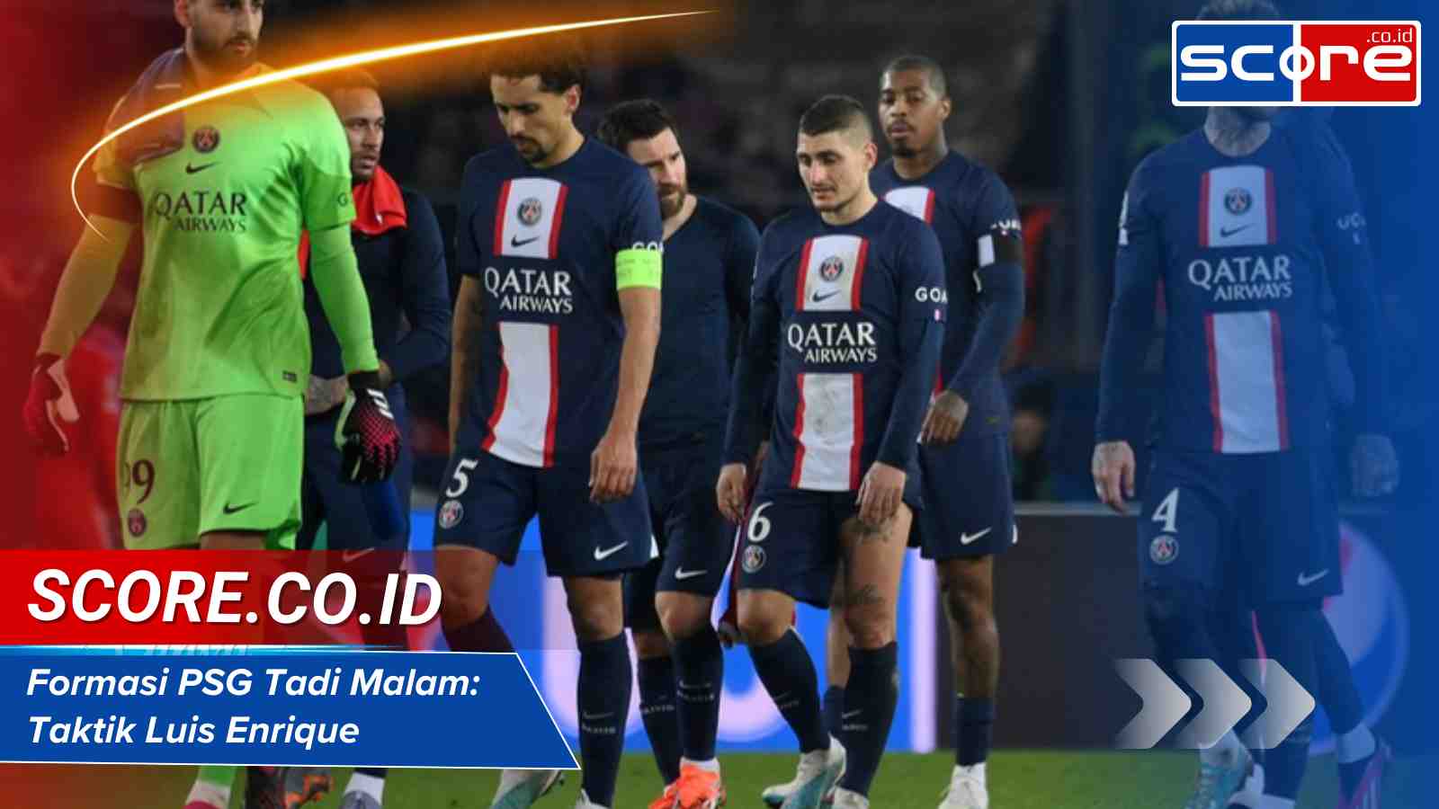 Formasi PSG Tadi Malam