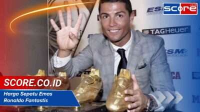 Harga Sepatu Emas Ronaldo Fantastis
