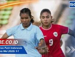 Hasil timnas putri vs yordania Mei 2025: 1-1