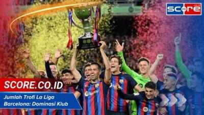 Jumlah Trofi La Liga Barcelona