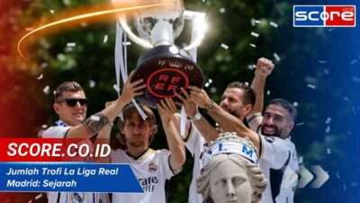 Jumlah Trofi La Liga Real Madrid