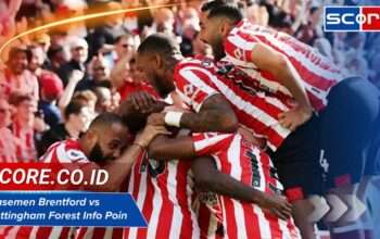 Klasemen Brentford vs Nottingham Forest Info Poin Liga Inggris