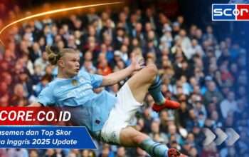 Klasemen dan Top Skor Liga Inggris 2025 Update Terbaru