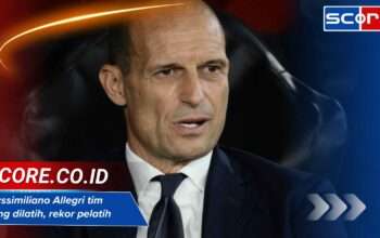 Massimiliano Allegri tim yang dilatih, rekor pelatih top