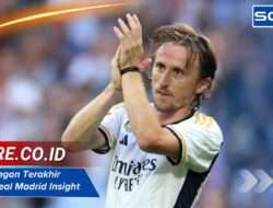 Pertandingan Terakhir Modric Real Madrid Insight
