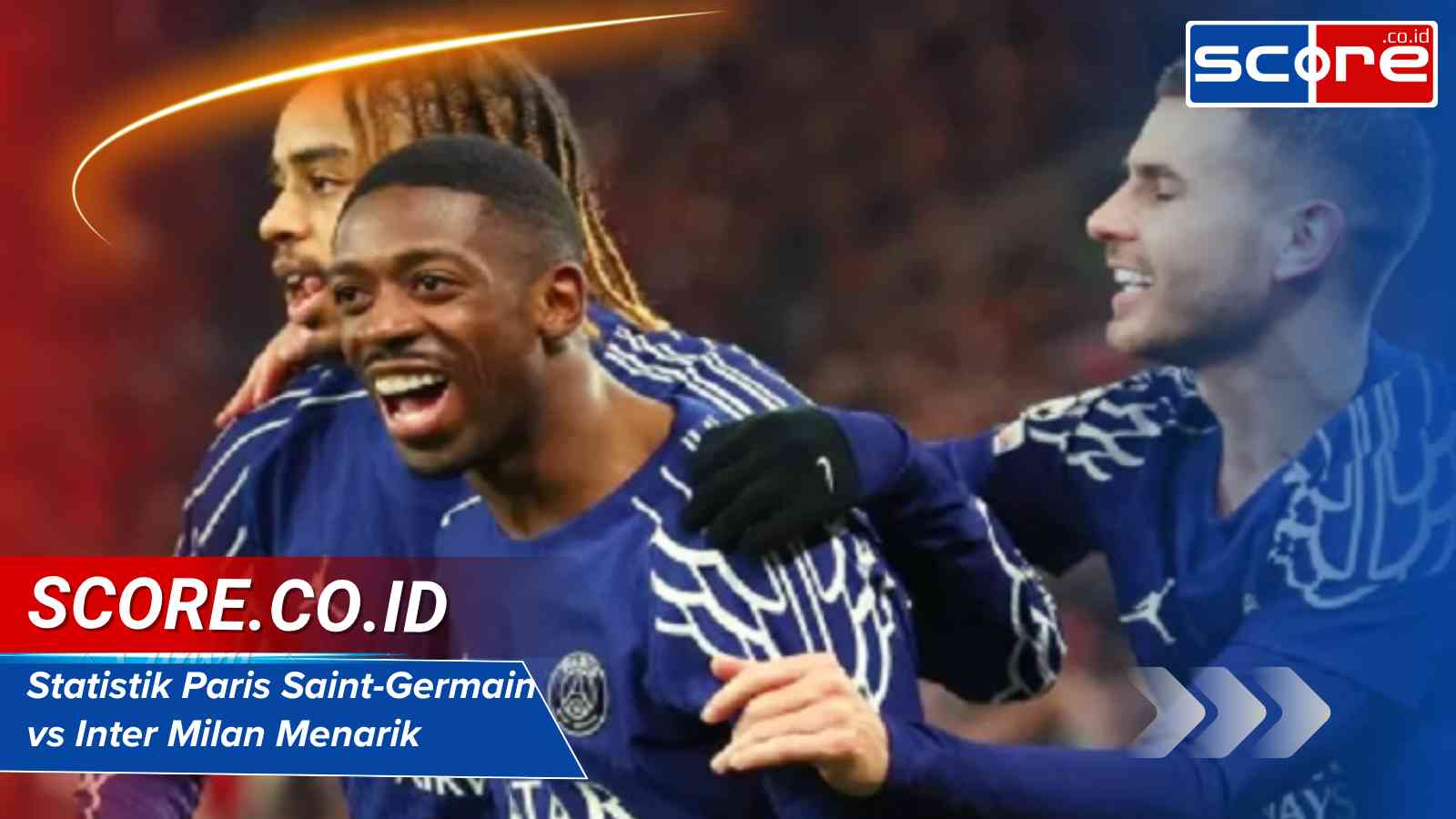 Statistik Paris Saint-Germain vs Inter Milan