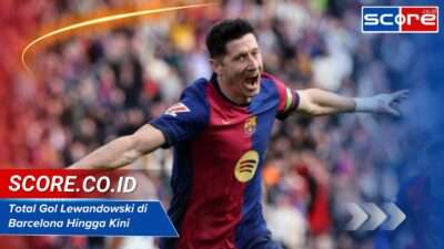 Total Gol Lewandowski di Barcelona
