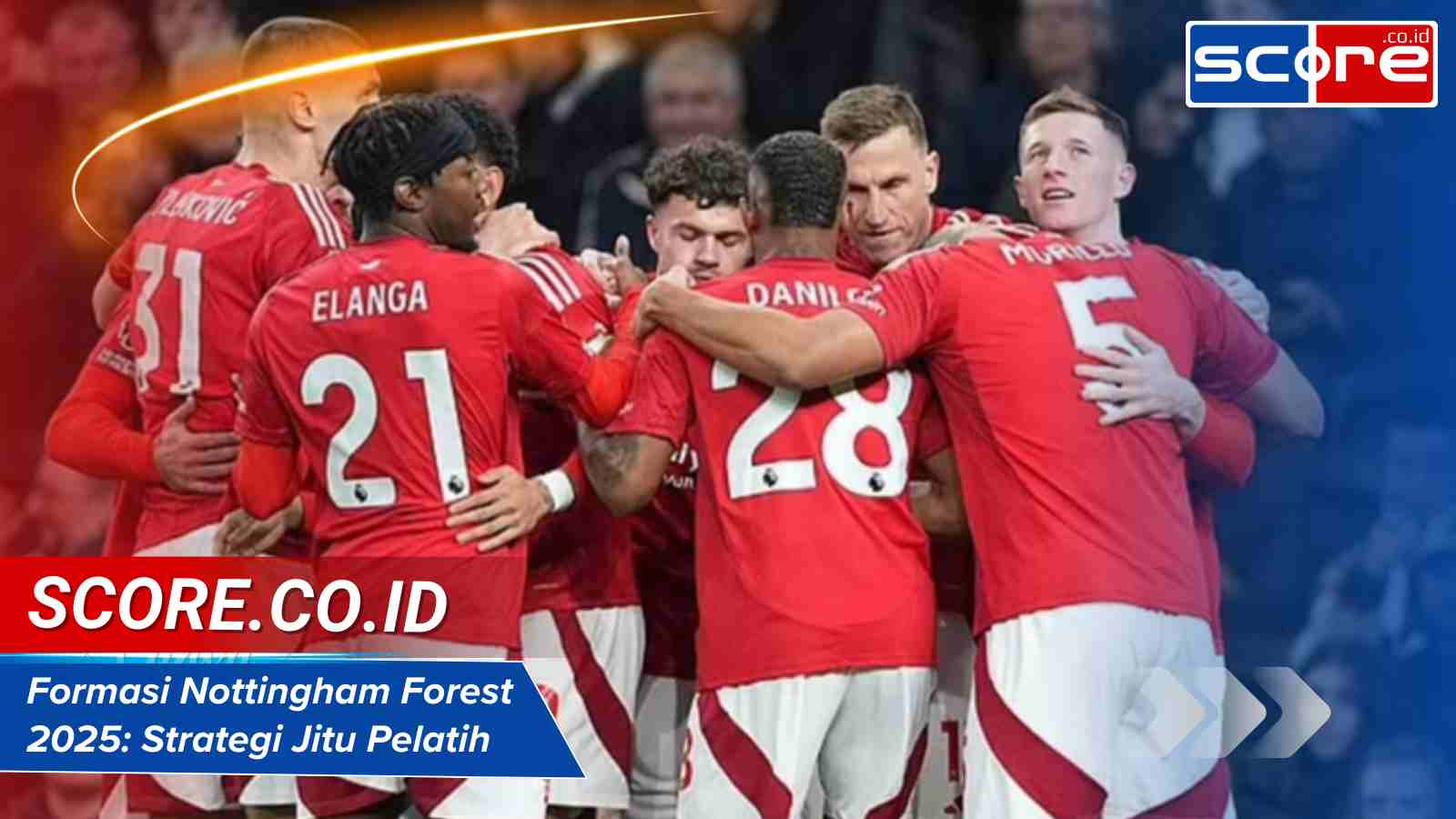 Formasi Nottingham Forest 2025