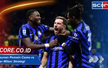 Susunan Pemain Como vs Inter Milan: Strategi Menarik