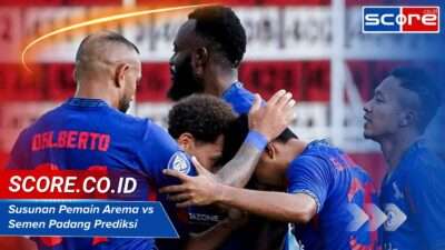Susunan Pemain Arema Vs Semen Padang