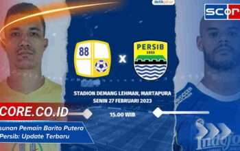 Susunan Pemain Barito Putera vs Persib: Update Terbaru Hari Ini