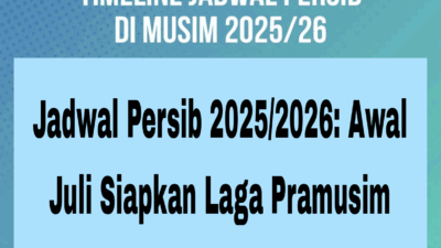 Jadwal Persib 2025/2026 dari Laga Pramusim
