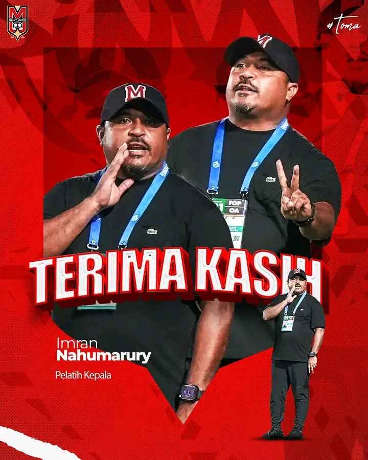 Penyebab Imran Nahumarury Dipecat Malut United Musim Ini