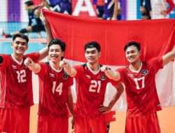 Tim Bola Voli Putra Indonesia Finis di Posisi 6 AVC Nations Cup