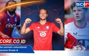 Calon pemain naturalisasi Indonesia Grade A Berpotensi Besar