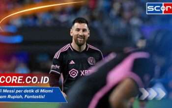 Gaji Messi per detik di Miami dalam Rupiah, Fantastis!